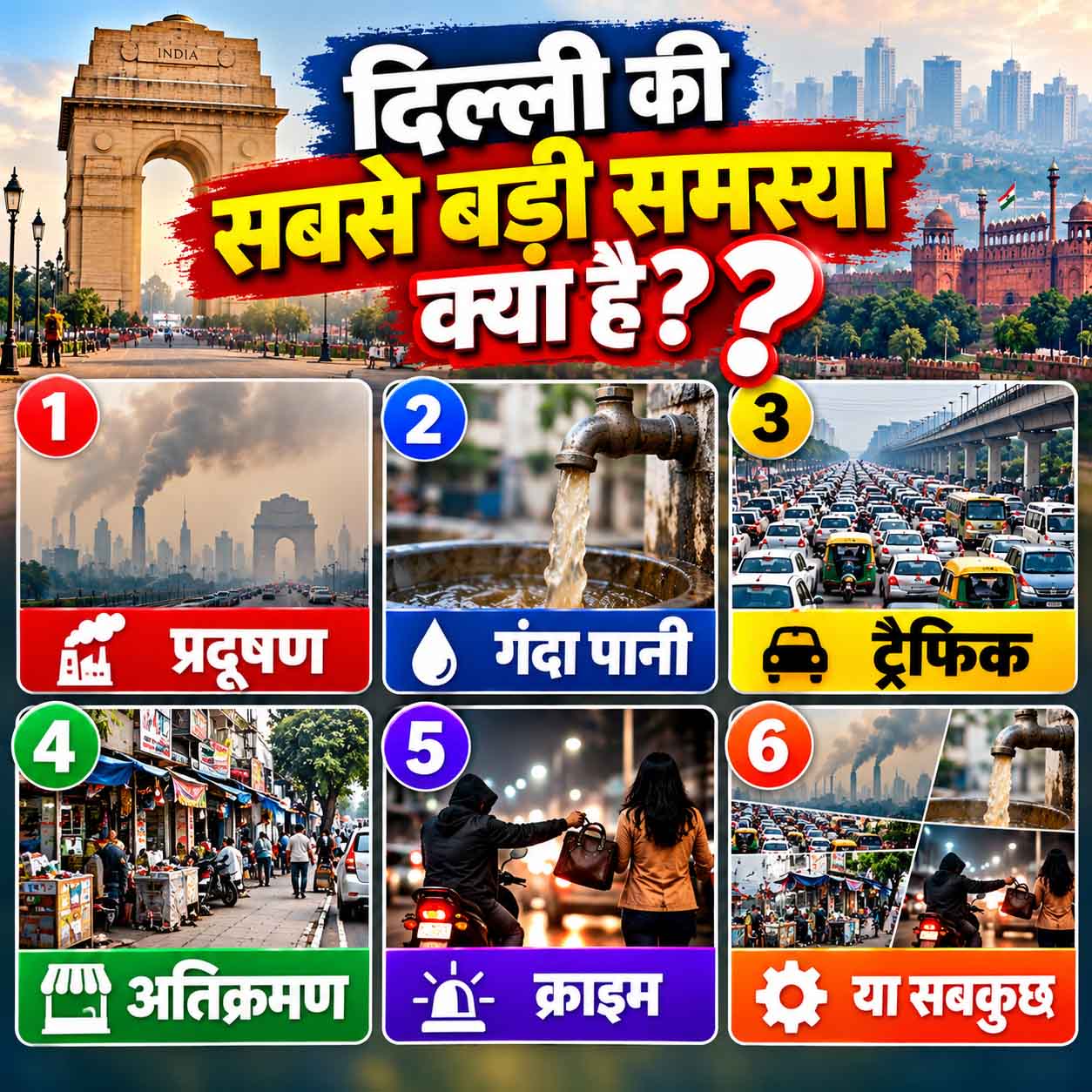 सबसे बड़ी समस्या क्या है?