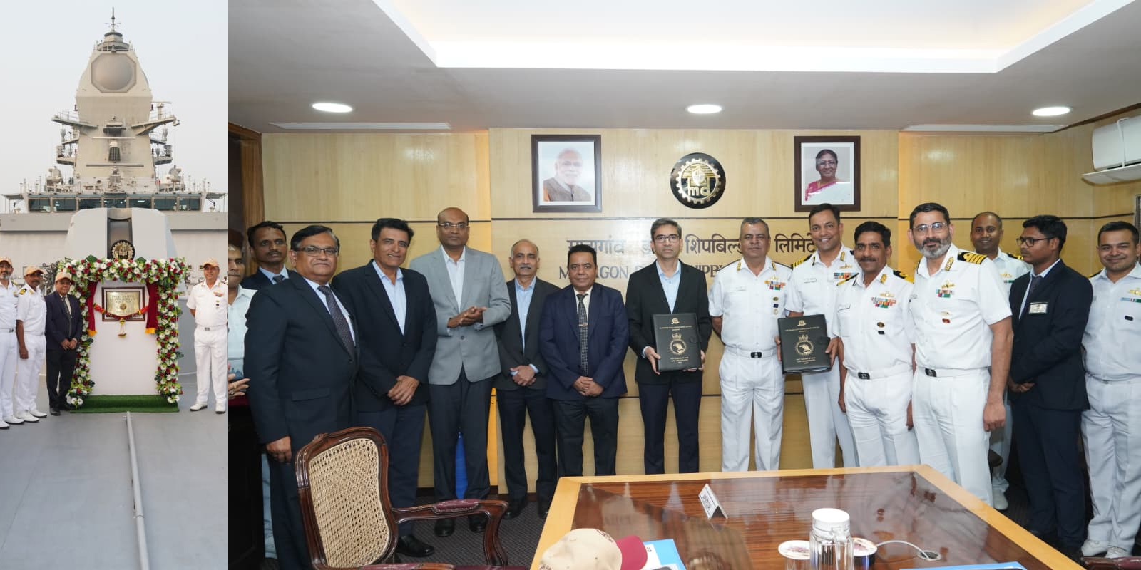 चौथे नीलगिरि श्रेणी (प्रोजेक्ट 17ए) स्वदेशी उन्नत स्टील्थ फ्रिगेट 'तारागिरी' को सौंपा गया