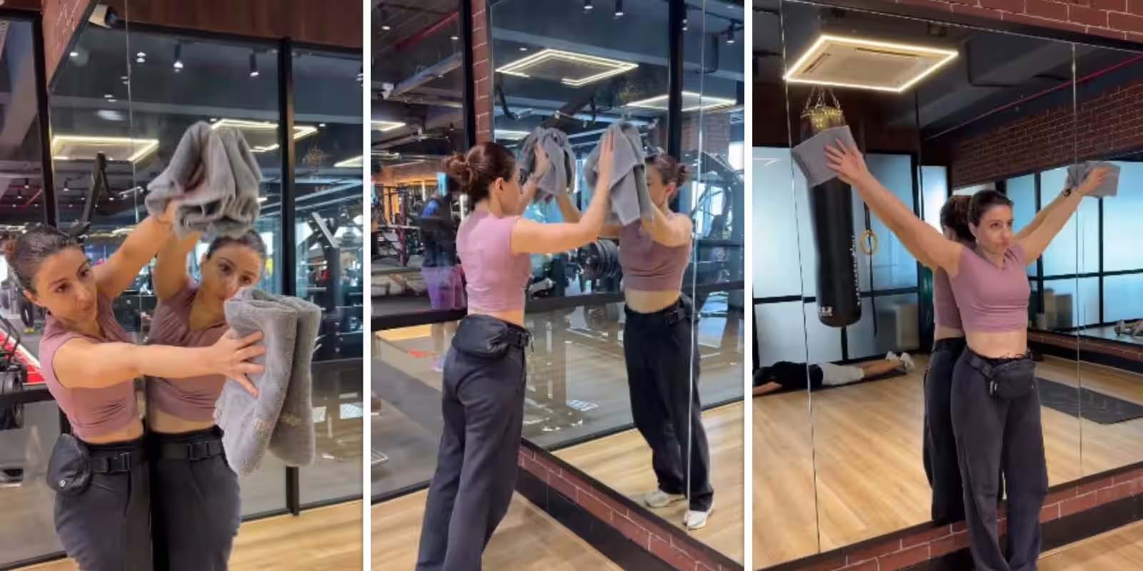 वर्कआउट करते सोहा अली खान का वीडियो हुआ वायरल