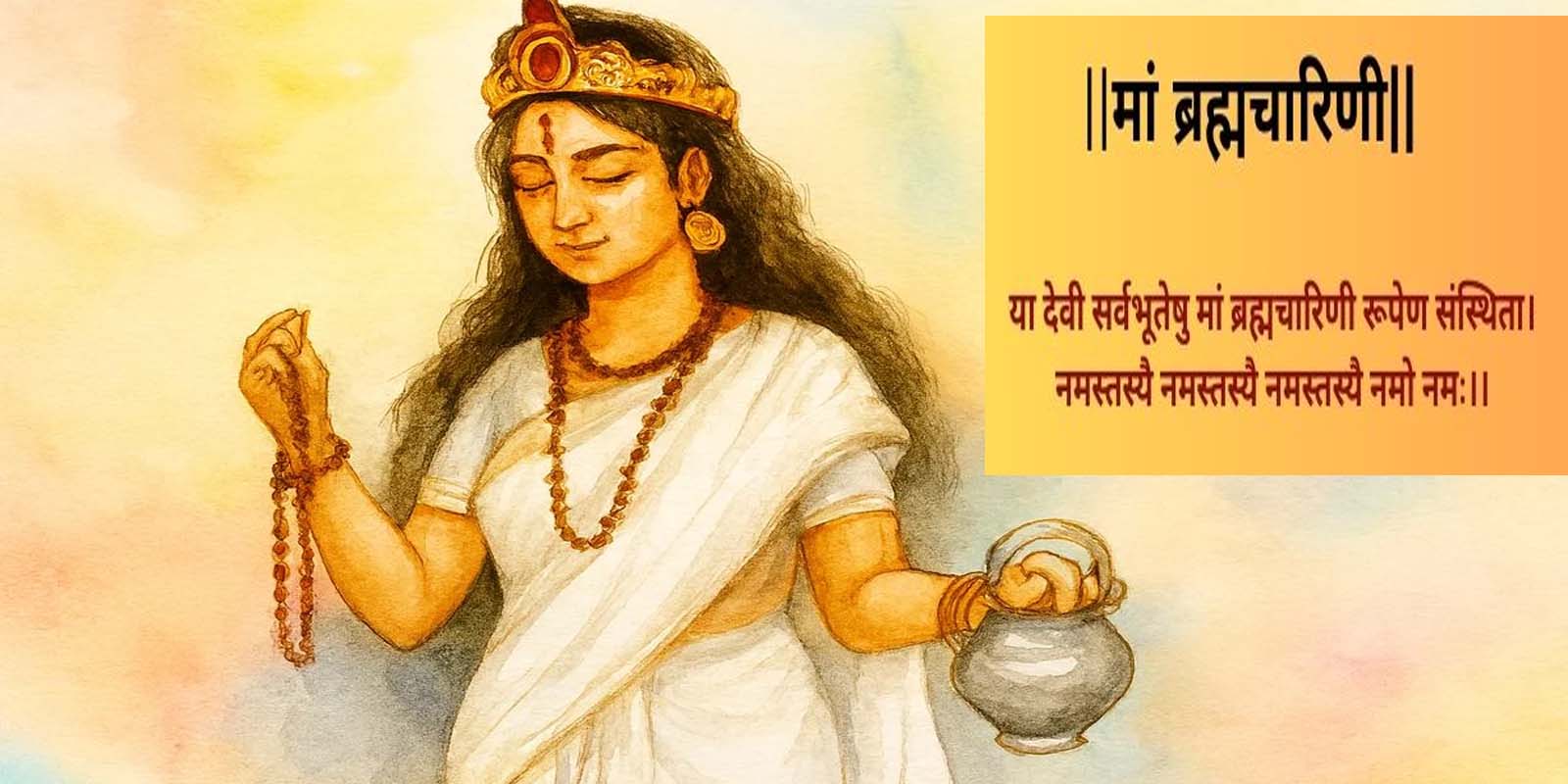 त्याग और संयम की देवी मां ब्रह्मचारिणी