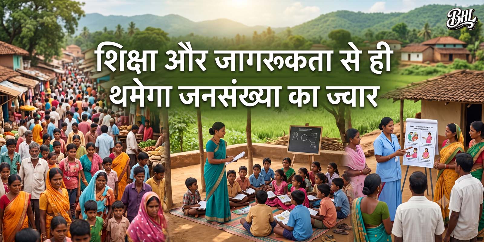 शिक्षा और जागरूकता से ही थमेगा जनसंख्या का ज्वार