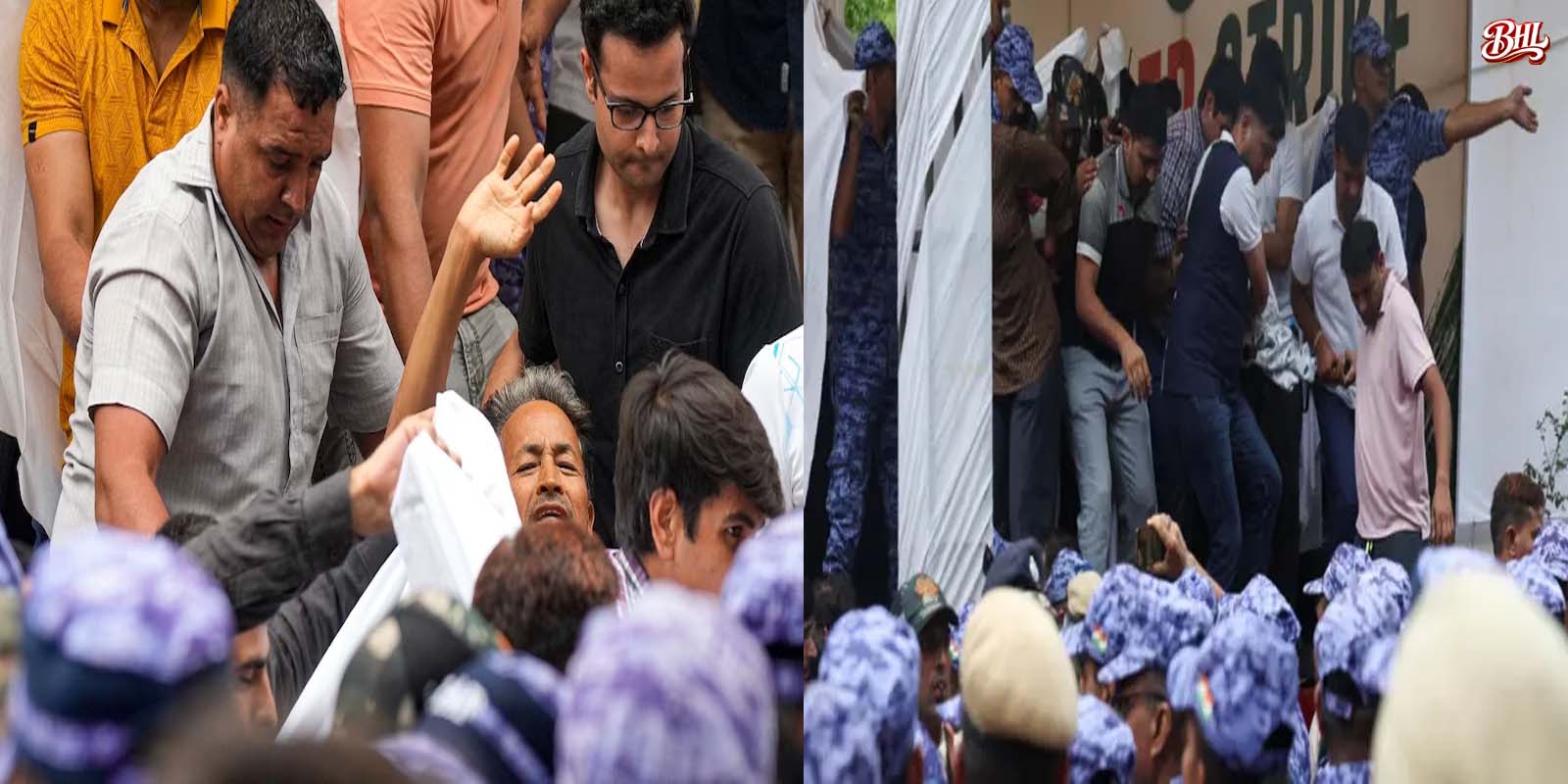 वांगचुक को अस्पताल भेजा गया