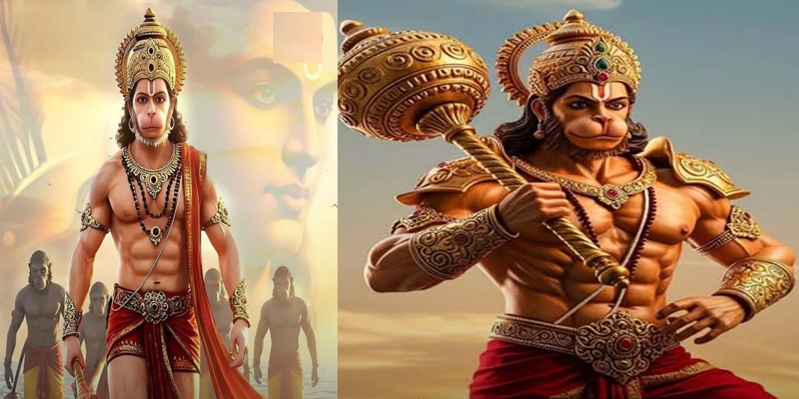 हनुमानजी मे शूरता, दक्षता, बल, धैर्य, बुद्धिमत्ता, नीति, पराक्रम और प्रभाव इन सभी सद्गुणों थे