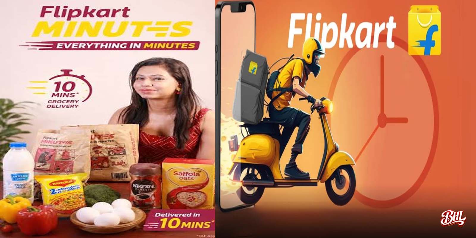 फ्लिपकार्ट की मिनट्स से क्विक-कॉमर्स में प्रीमियम ग्रॉसरी की जंग तेज