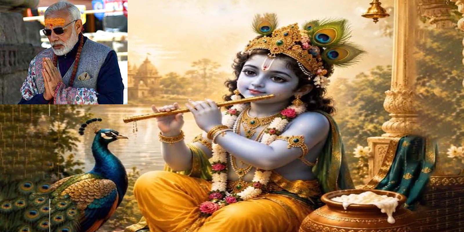 प्रधानमंत्री मोदी ने जन्माष्टमी पर देशवासियों को शुभकामनाएं दीं