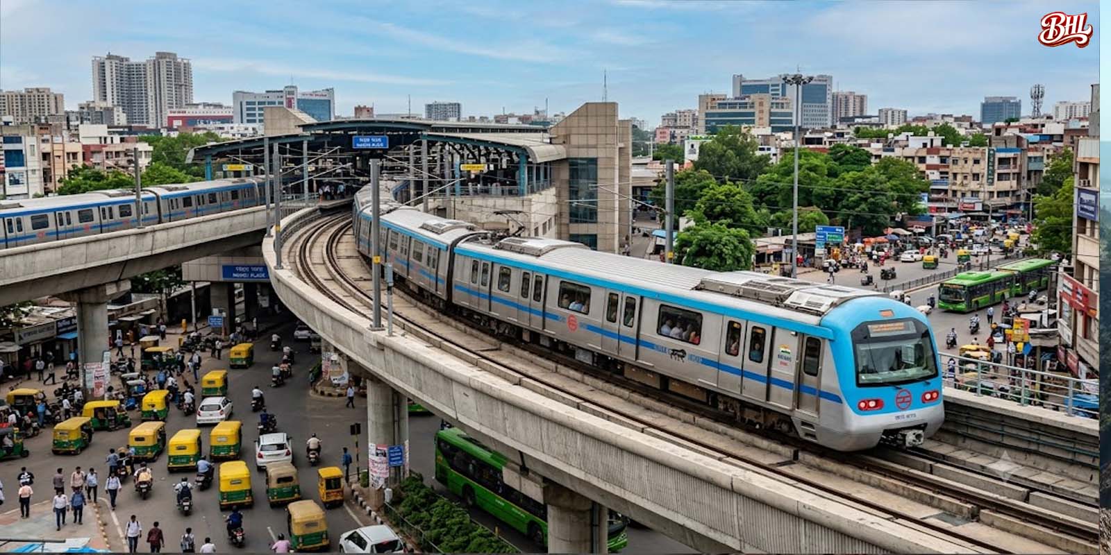 भारत मेट्रो रेल नेटवर्क की लंबाई मामले में अमेरिका को छोड़ देगा पीछे