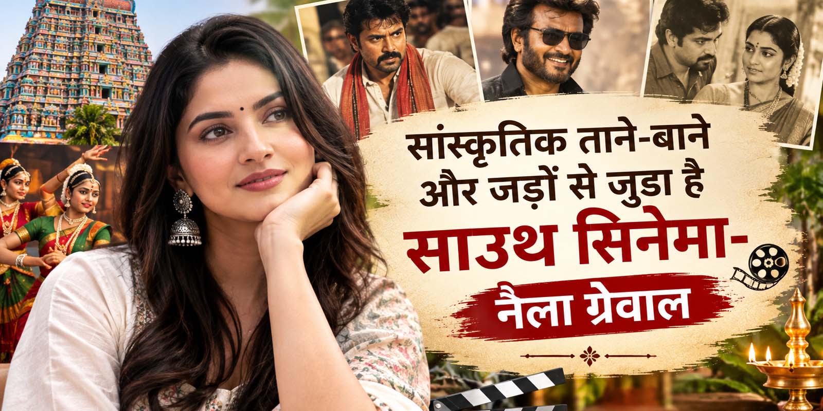 सांस्कृतिक ताने-बाने और जड़ों से जुडा है साउथ सिनेमा- नैला ग्रेवाल