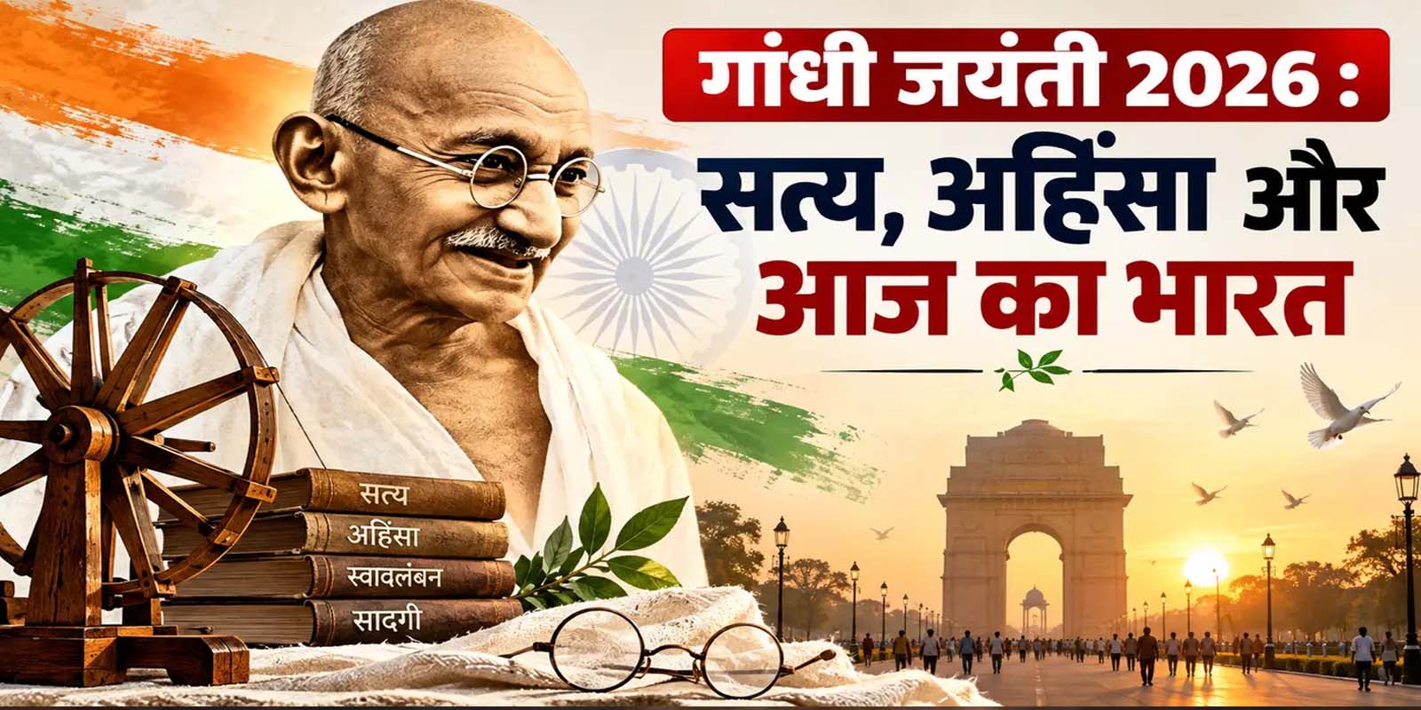 सत्य-अहिंसा के संकल्प से महात्मा बने गांधी