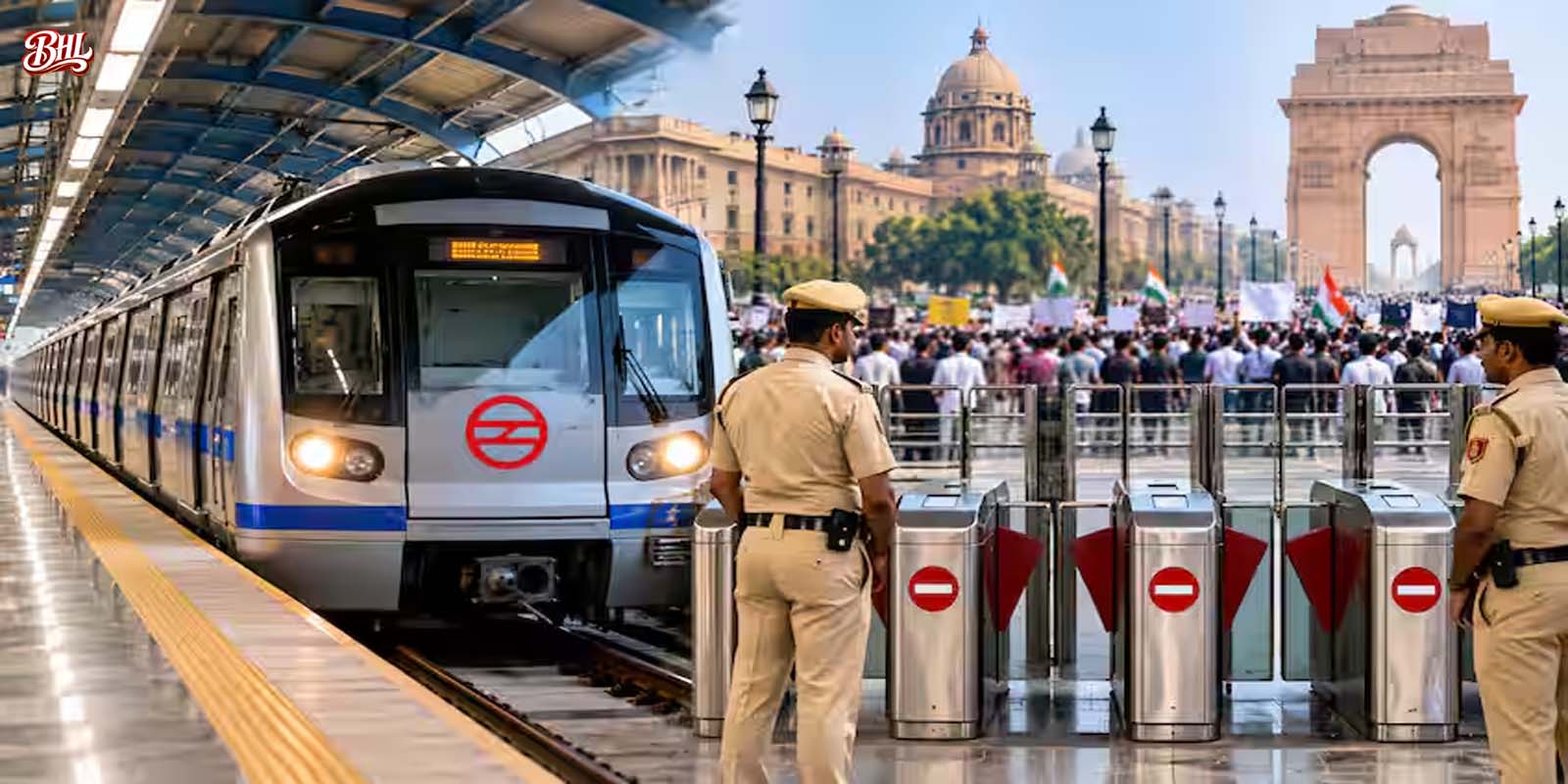 दिल्ली में मेट्रो स्टेशन बंद रखने पर याचिका दाखिल