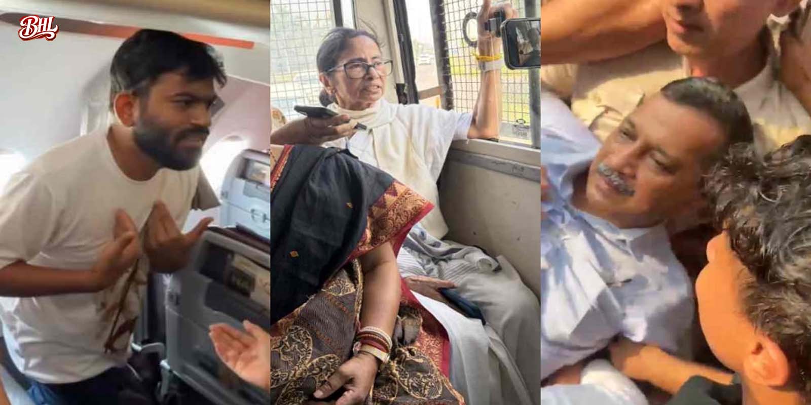 पुलिस ने ममता के बाद केजरीवाल को हिरासत में लिया