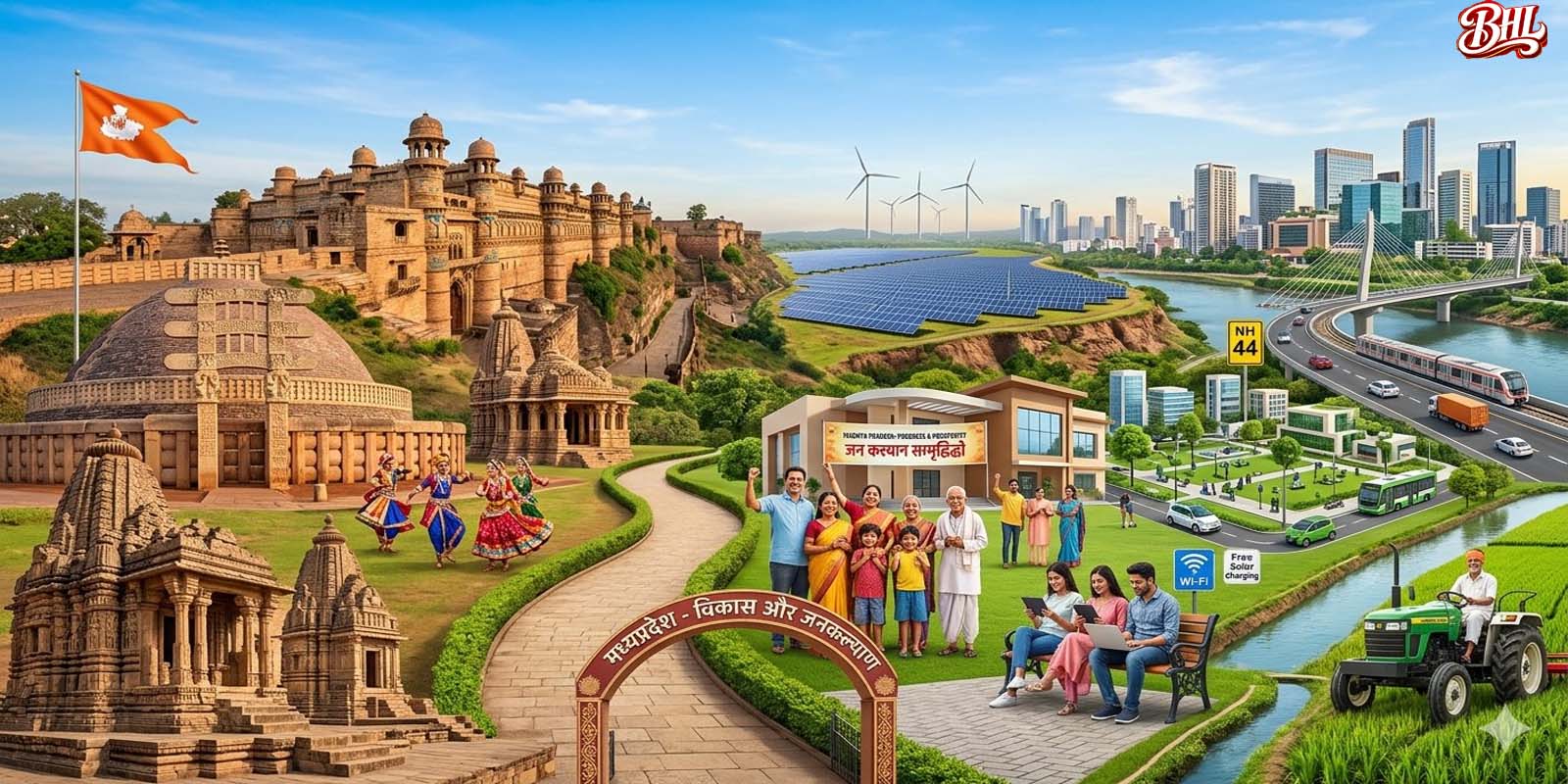 मध्यप्रदेश- गौरव से आगे, जनकल्याण की कसौटी तक